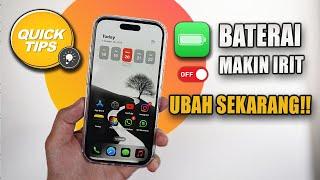 UBAH SEKARANG‼️22 Tips agar Baterai iPhone TIDAK BOROS