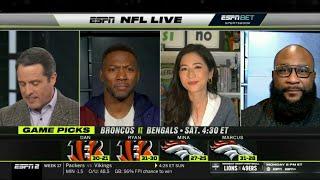 NFL LIVE | Who deserve playoffs: Bo Nix or Joe Burrow? - Swagu predictions Bengals vs Broncos