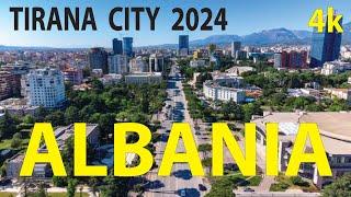Tirana City 2024 , Albania 4K By Drone
