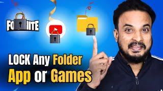 Lock any FOLDER, App or GAME in Windows PC/Laptop FREE | Folder me Password kaise lagaye