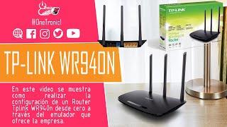 Configure Router TP-LINK tl wr940n