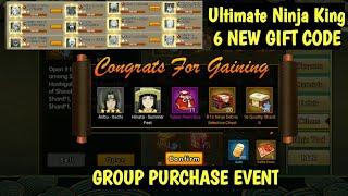 Ultimate Ninja King 6 New "GIFT CODE" & Open Pack Group Purchase Event