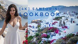 [4k] Amber's Lookbook - Discover Santorini, Greece