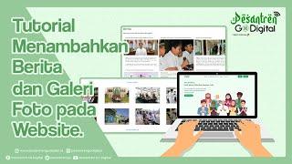 PGD Tutorial - Menambahkan Berita  dan Galeri Foto pada Website dengan Website Builder