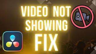 How To FIX Video Not Showing In Timeline - Davinci Resolve