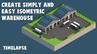 Create Isometric Warehouse Scene Easy with 3ds max