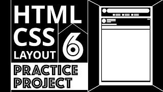 10 HTML CSS Practice  PROJECTS  Hindi  2024 | Project 6 | Basic To Advance Layout