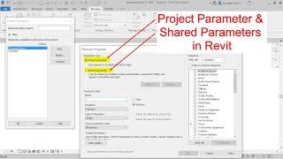 Shared Parameters and Project parameters in Revit