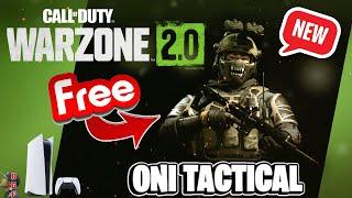 NEW FREE ONI TACTICAL OPERATOR SKIN REVIEW | HOW TO GET THE WARZONE 2.0 COMBAT PACK