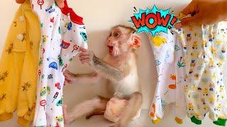 So Beautiful! Monkey Puka is sewn for new Clothes by Mom