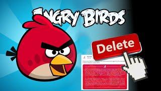 Angry birds is being Deleted