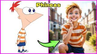 Phineas and Ferb Characters In Real Life + Their Favorite Drinks & More! Flash Quiz