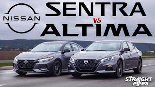 2022 Nissan Altima vs Nissan Sentra - Worth the $7k Difference?