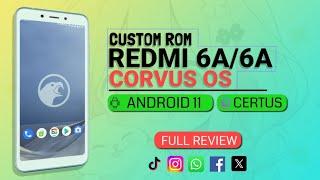 Custom Rom Redmi 6a Corvus OS Android 11 Vanguard | Update os Redmi 6A ke Android 11