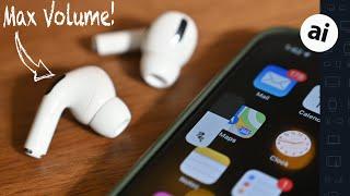 Tip: How to Get Louder Volume From AirPods or AirPods Pro!