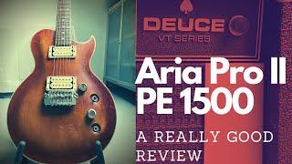 Aria Pro II PE 1500 sound demo | no talking