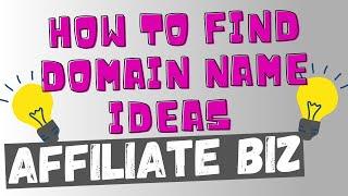 How To Choose A Domain Name For Affiliate Marketing  Beginner's Step By Step