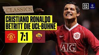 Ronaldos erstes Tor in Uniteds magischer Nacht: Man United - AS Rom | UEFA Champions League | DAZN