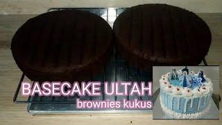 BASE CAKE ULANG TAHUN brownies kukus