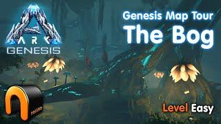 ARK Genesis THE BOG Biome Map Tour