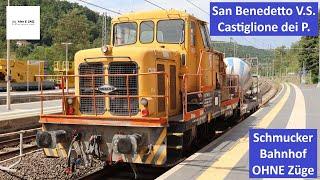 San Benedetto Sambro Castiglione - Schmucker Bahnhof ohne Züge an historischer Stelle | Alex E