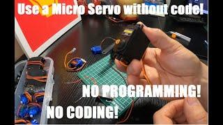 How to Use Servo Motors with NO Programming! - Hotwire Servo Tutorial