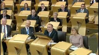 Johann Lamont being rebuked in 2013