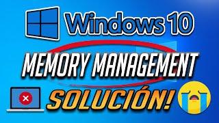 Como RESOLVER Memory Management En Windows 10/8 /7 -[2025]