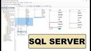 SQL Server Tutorial:  repair numbering in auto increment field when delete row or rows in SQL server