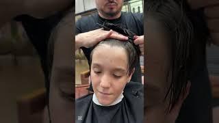 The perfect hairstyle for youths 청소년을 위한 완벽한 헤어스타일 #barber #haircut #viralvideo #usa