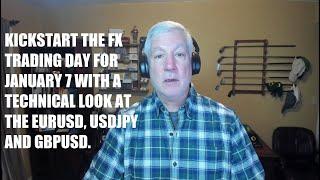 The kickstart video outlining the technicals driving the EURUSD, USDJPY & GBPUSD for Jan 7