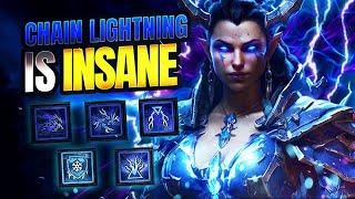 The NEW BEST Sorcerer Levelling Build | Chain Lightning Got BUFFED! (Lvl 1-50) | Diablo 4 Season 5