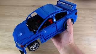 Ein blaues Klemmbaustein Biest! SEMBO 705990 Subaru WRX STI 1:14 Noppenstein Review