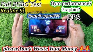 Realme 9i pubg test | Full gameing review | Graphic Fps Gyroscope | details and honest review