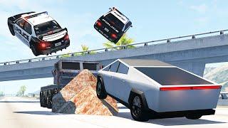 Police Car Chases 5#  - BeamNG DRIVE | SmashChan