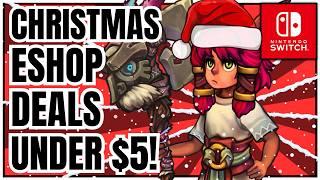 CHRISTMAS Nintendo Eshop Deals Under $5! The Switchmas Sale Continues!