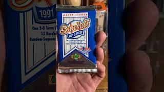 1991 #upperdeck #baseballcards #junkwax #packopening