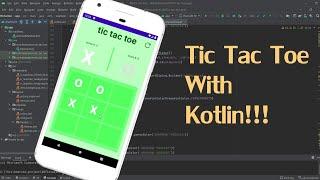 Tic Tac Toe  Game (XO) With Android Kotlin!!