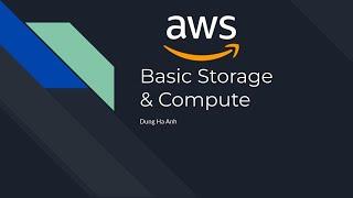 [2] Day 2: AWS Basic Storage & Compute