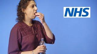 Problems swallowing pills: Lean forward technique | NHS