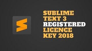 How to get SUBLIME text 3 for free in 2018 registration error fixed|sublime text 3 license key 3143