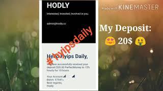 New 1$ dollar Hyip Investment site hodly.cc! Latest detailed review, 20$, deposit 10$ withdraw proof