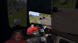 VALORIE BECOMES A TRUCKER.. #funny #gaming #twitch #meme #shorts  #cars #ats #trucking #satire