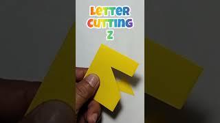 letter cutting Z #lettercutting