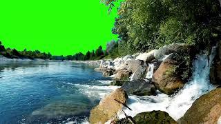 green screen waterfall sound effect | river sound effects nature | waterfall background