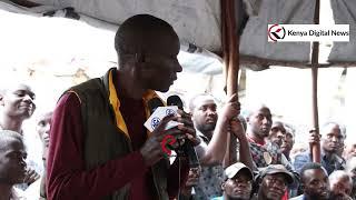 MAN GETS HARD TIME DEFENDING RUTO'S GOVERNMENT AT BUNGE LA MWANANCHI!!