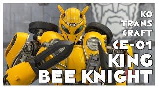 CE-01 KING BEE KNIGHT Oversize TransCraft TC02 Beetle Transformers BUMBLEBEE Review