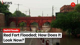 Delhi Floods: Drone Footage Shows Red Fort Flooded; Delhi’s Situation Improves Marginally