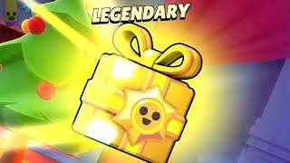 WOOOW LEGENDARY BRAWLIDAYS GIFTS BRAWL STARS NEW UPDATE