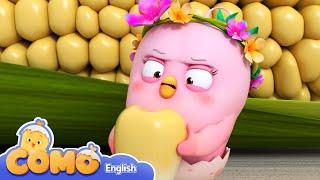 Curious Como | Corn + More Episodes 12min | Cartoon video for kids | Como Kids TV